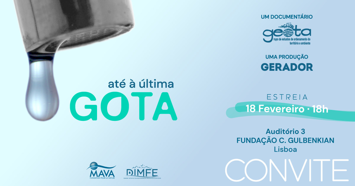 ATÉ À ÚLTIMA GOTA – Oferta de entradas duplas