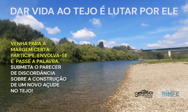 GEOTA APELA À REJEIÇÃO DA CONSTRUÇÃO DE NOVO AÇUDE NO RIO TEJO