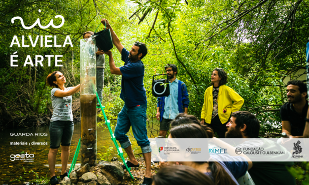 O Rio Alviela é palco para criação artística!