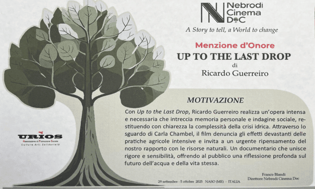 “Até à Última Gota” documentário ambiental do GEOTA com produção GERADOR distinguido em festival internacional.